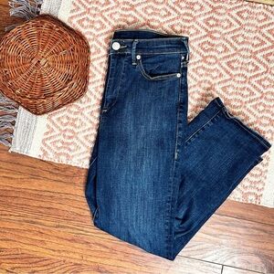True Religion Dark Wash Straight Leg Denim Jeans Size 30 Women’s